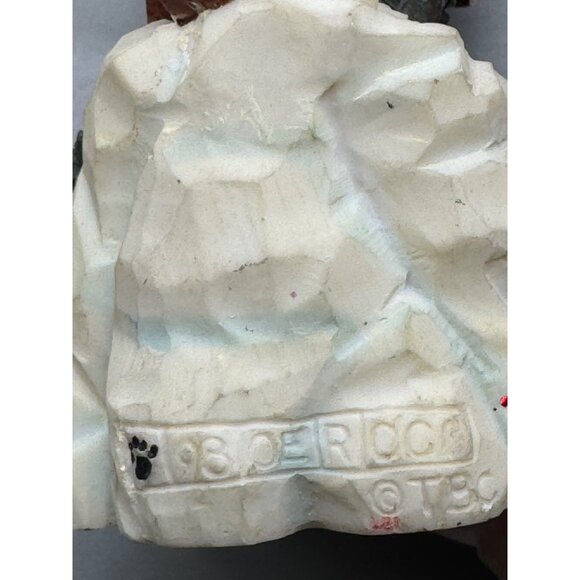 Vintage Carver's Choice 1998 Christmas Skiing Santa Claus 6" Tall READ - Picture 10 of 10